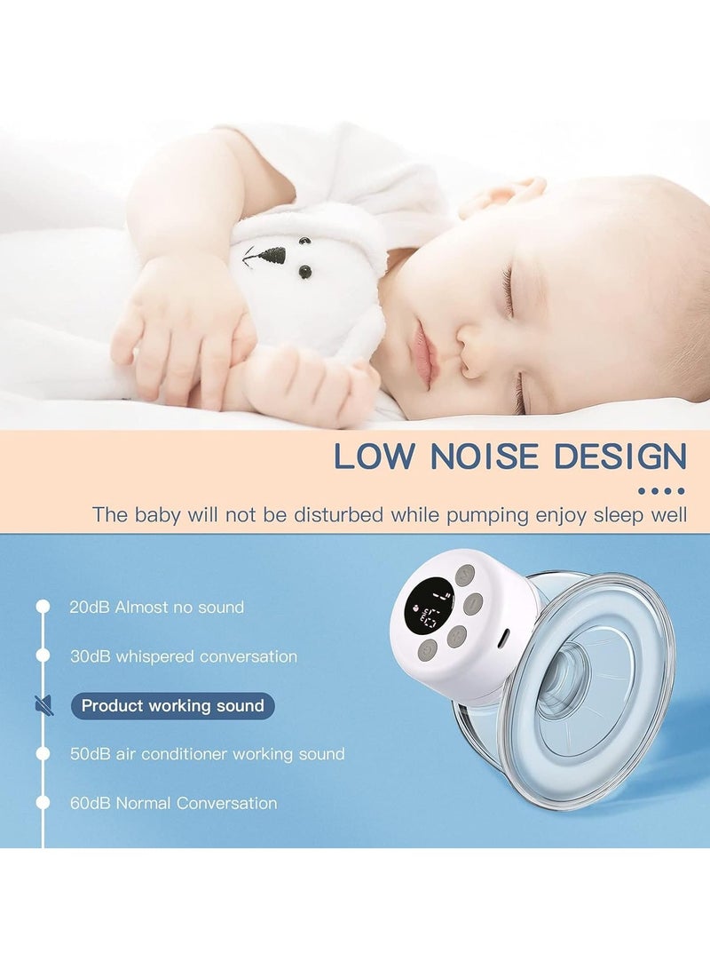 S12 Wearable Hands-Free Electric Portable Cordless Breast Pump (LCD Display) 2 Modes and 9 Levels Low Noise, 24mm Flange - Image 5